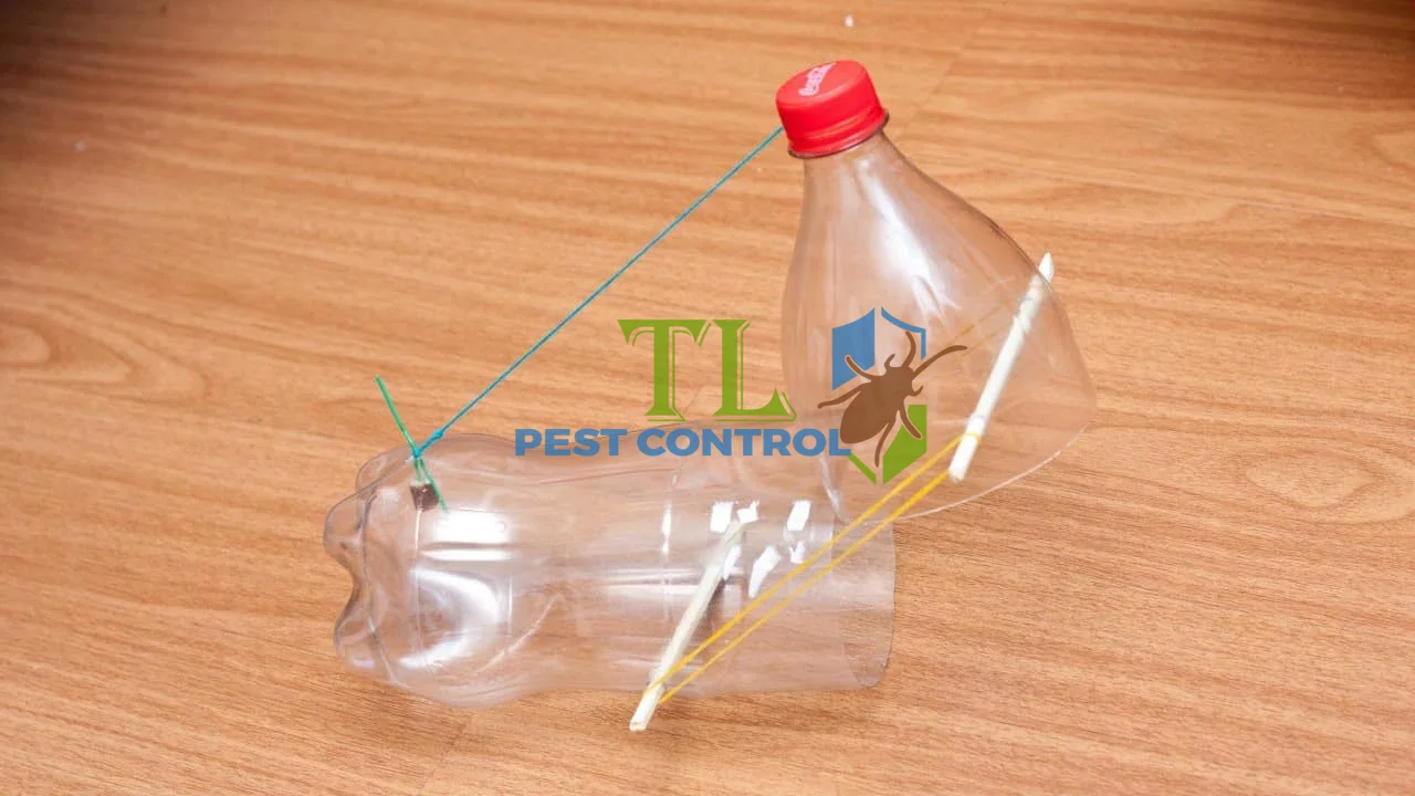 làm bẩy chuột bằng chai nhựa