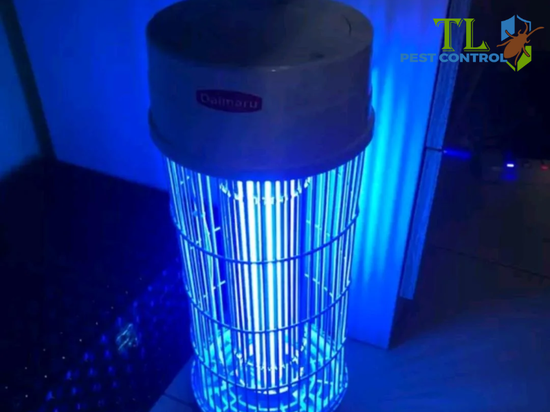 Đèn bắt muỗi UV ở nơi tối và ẩm