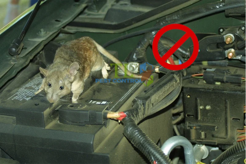 cách diệt chuột trong xe hơi