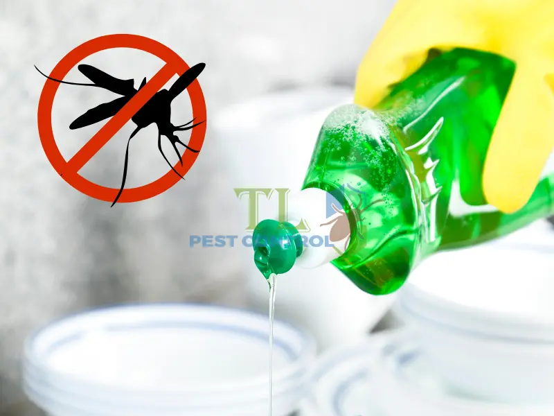 cách đuổi muỗi bằng nước rửa chén
