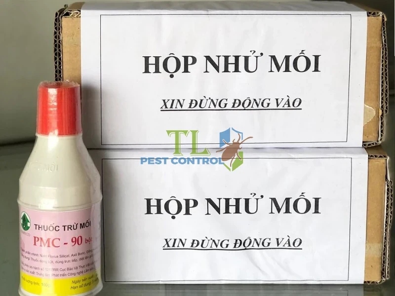 sử dụng thuốc trị mối