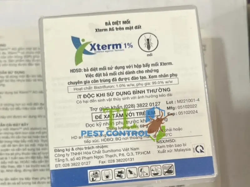 Ứng dụng hệ thống bả diệt mối Xterm (Nhật Bản) diệt mối