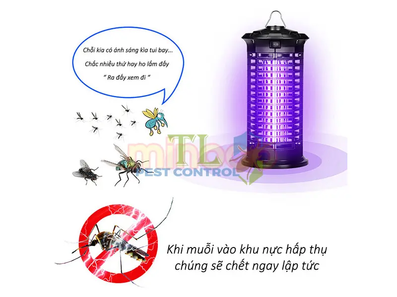 Công nghệ diệt muỗi bằng tia UV và quạt hút