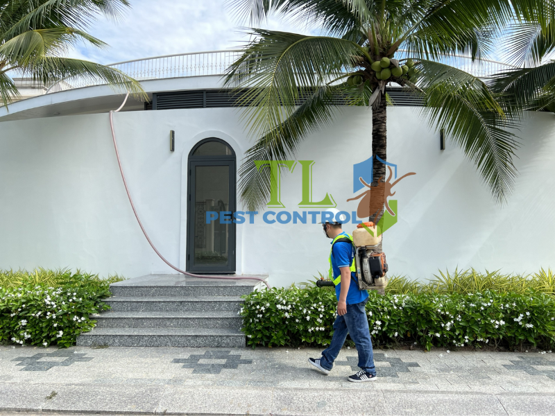  Phun phòng chống mối cho công trình tại phường An Phú Đông