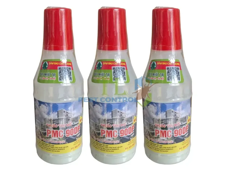 Diệt mối bằng hộp nhử kết hợp hóa chất sinh học PMC 90