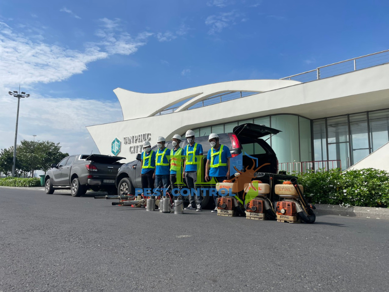 Phun phòng chống mối cho công trình