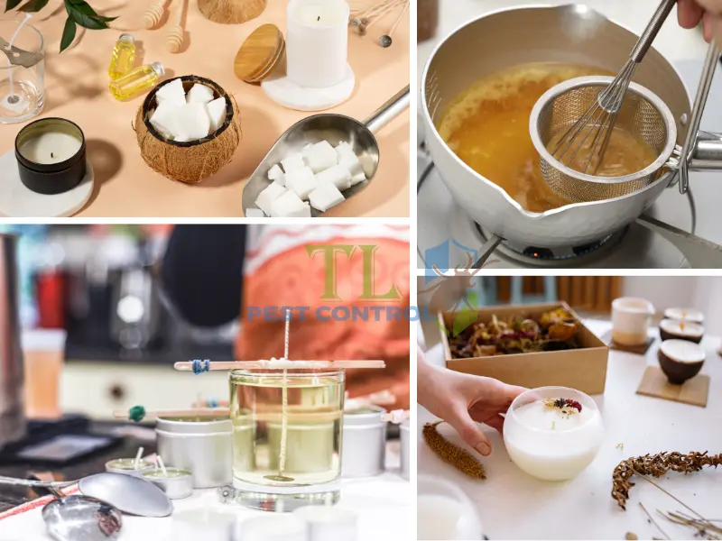 Hướng dẫn chi tiết cách làm nến thơm đuổi muỗi tại nhà