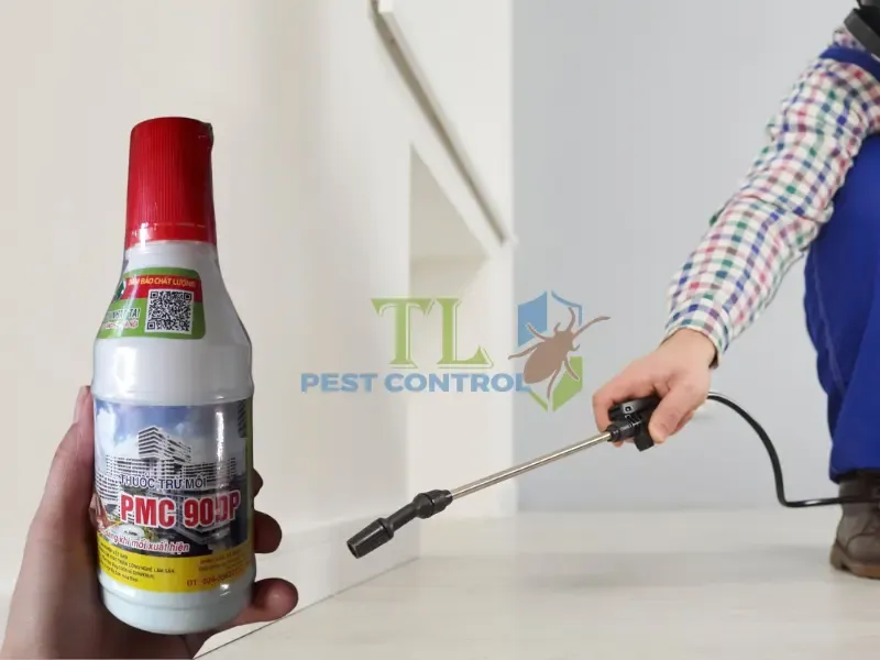 Diệt mối bằng hộp nhử kết hợp hóa chất sinh học PMC 90